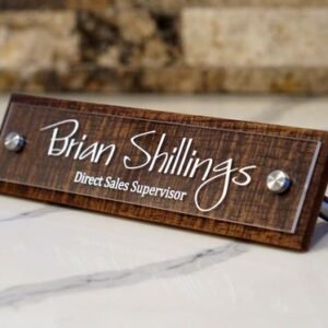 Executive Desk Name Plate