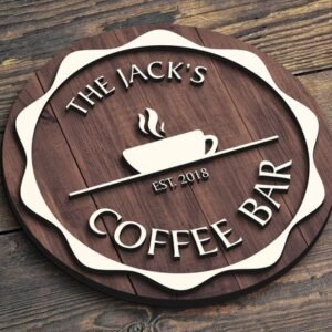 Cafe Brand Name Board