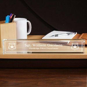 Police Officer Desk Name Plate