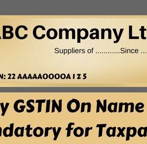 GST Name Boards